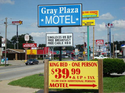 Gray Plaza Motel Benton Exterior foto